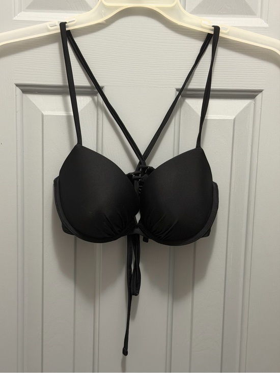 aerie Other - aerie Perker Push Up String Bikini Swim Top Underwire Women’s Size 36B Black
